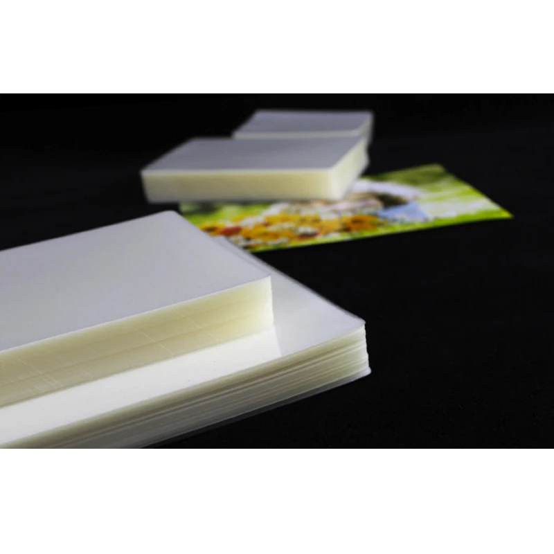 Laminating Film Clear Sheet EVA Bond for Photo roll Paper Laminating Photo Files Card Picture Lamination binding 4" 80x110mm
Laminating Film Clear Sheet EVA Bond for Photo roll Paper Laminating Photo Files Card Picture Lamination binding 4" 80x110mm