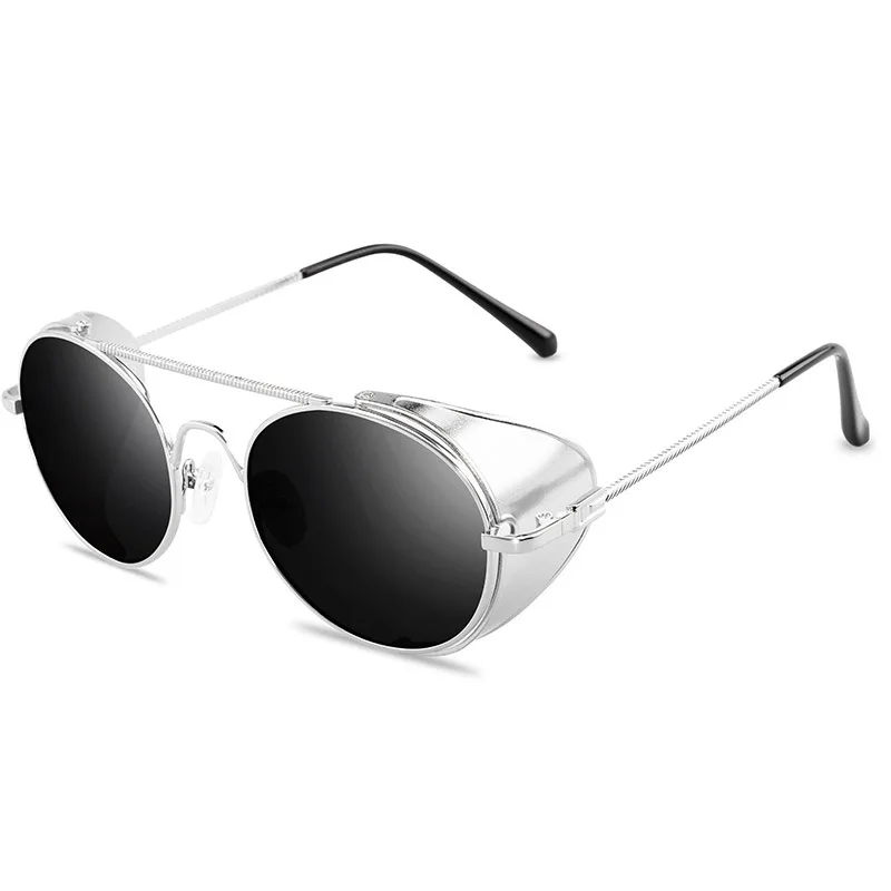 Steampunk Sunglasses Brand Designer Vintage Steam Punk Metal Round Sunglasses Men Women UV400 Sunglass Shades Gafas de Sol
Steampunk Sunglasses Brand Designer Vintage Steam Punk Metal Round Sunglasses Men Women UV400 Sunglass Shades Gafas de Sol