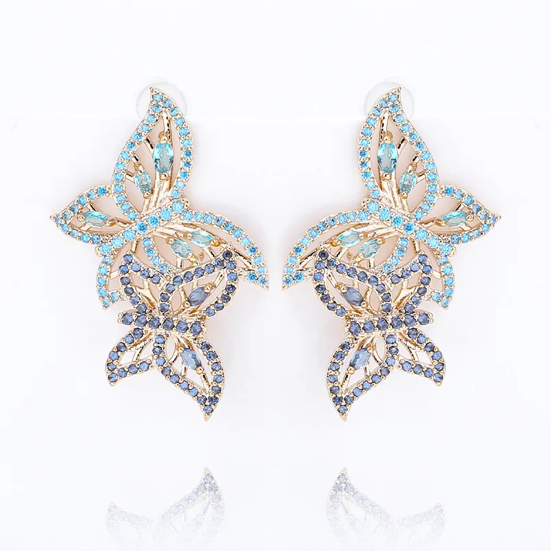 Trend Exaggerated Butterfly Earrings 925 Silver Pin Cubic Zirconia Earings Korea Sweet Statement Insect Stud Earring Jewelry
Trend Exaggerated Butterfly Earrings 925 Silver Pin Cubic Zirconia Earings Korea Sweet Statement Insect Stud Earring Jewelry