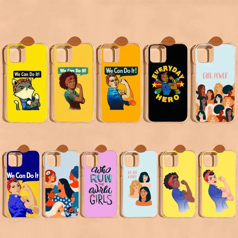 Feminist Girl Power Women Phone Case for iPhone 8 7 6S Plus X 5S SE 2020 XR 11 12 mini pro XS MAX
Feminist Girl Power Women Phone Case for iPhone 8 7 6S Plus X 5S SE 2020 XR 11 12 mini pro XS MAX
