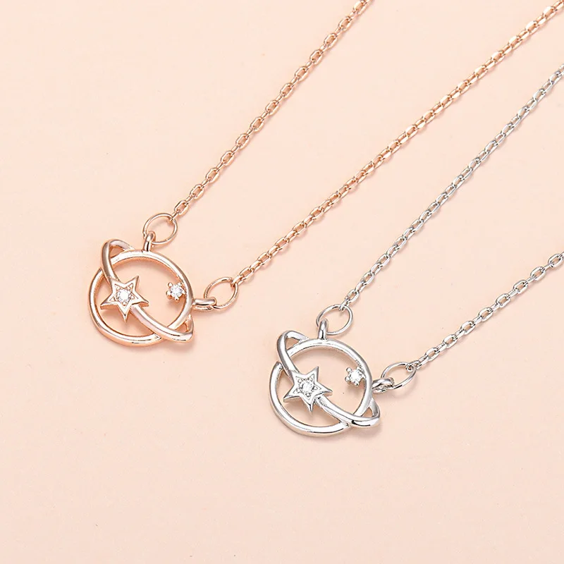 Korean Temperament Dream Planet Necklace for Women Fashion Trend Personality Zircon Pendant Clavicle Chain Small Fresh Jewelry
Korean Temperament Dream Planet Necklace for Women Fashion Trend Personality Zircon Pendant Clavicle Chain Small Fresh Jewelry