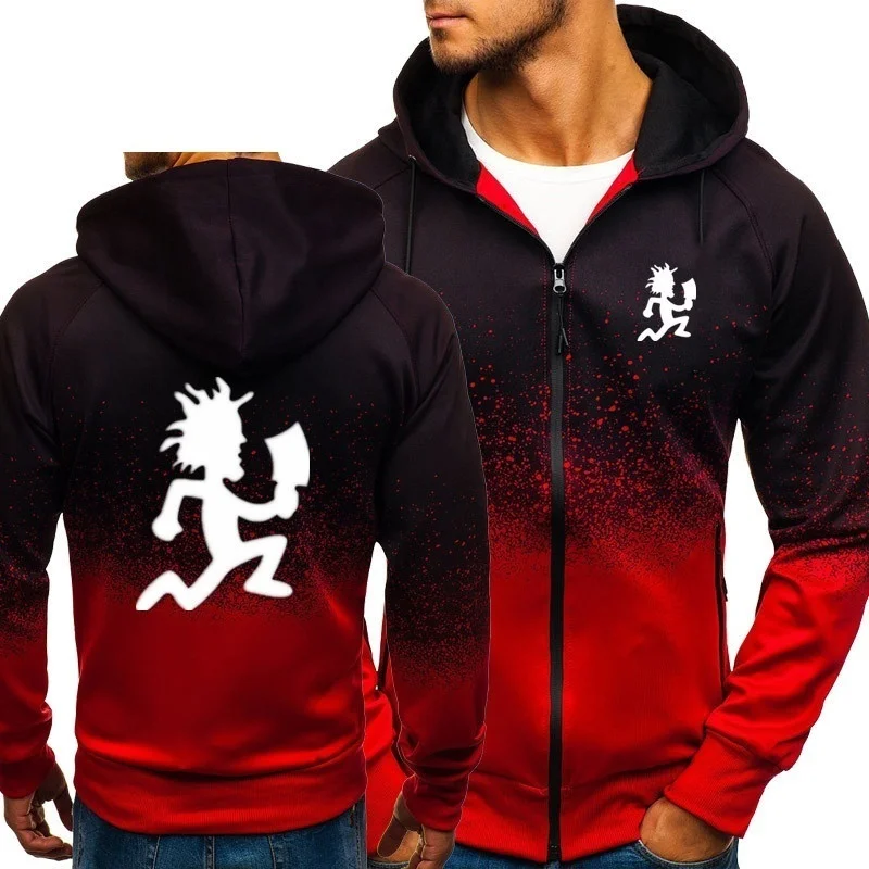 Men Fashion Hatchetman Long Sleeve Hoodie Jackets Pullover Zipper Coat Hip Hop Gradient 3d Sweatshirts Outerwear
Men Fashion Hatchetman Long Sleeve Hoodie Jackets Pullover Zipper Coat Hip Hop Gradient 3d Sweatshirts Outerwear