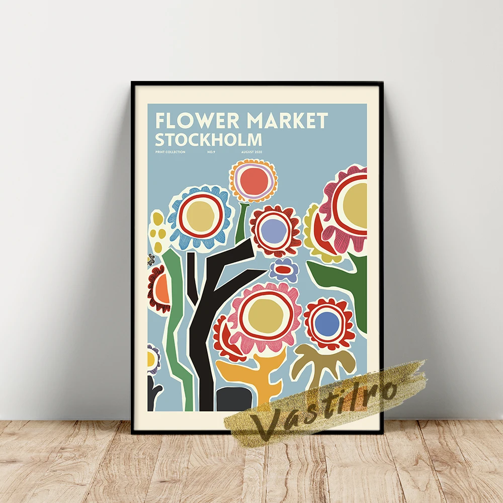 Astrid Wilson Flower Market Poster, Stockholm Flower Market Wall Picture, Color Flower Leaf Watercolour, Kids Room Wall Stickers
Astrid Wilson Flower Market Poster, Stockholm Flower Market Wall Picture, Color Flower Leaf Watercolour, Kids Room Wall Stickers