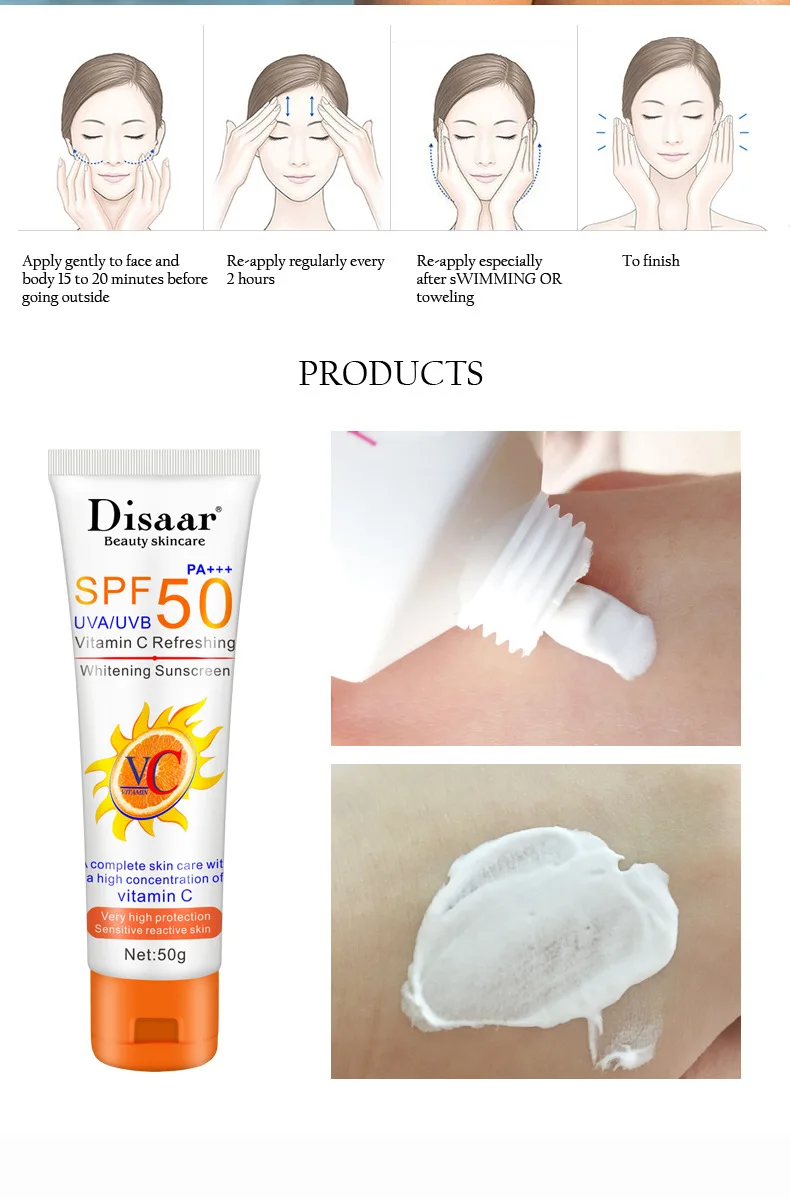 Disaarvi C sunscreen body moisturizing UV 50g sunscreen wholesale Sunscreen, sunscreen face
Disaarvi C sunscreen body moisturizing UV 50g sunscreen wholesale Sunscreen, sunscreen face