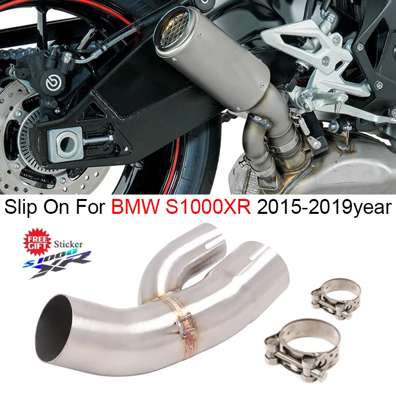 Slip On For BMW S1000XR 2015 - 2018 2019 Motorcycle Exhaust System Escape Modified Tube Middle Link Pipe Connection 51mm uffler
Slip On For BMW S1000XR 2015 - 2018 2019 Motorcycle Exhaust System Escape Modified Tube Middle Link Pipe Connection 51mm uffler