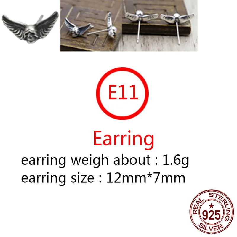 E11 S925 sterling silver earrings personality retro punk hip-hop style skull alphabet shape popular jewelry birthday gift
E11 S925 sterling silver earrings personality retro punk hip-hop style skull alphabet shape popular jewelry birthday gift