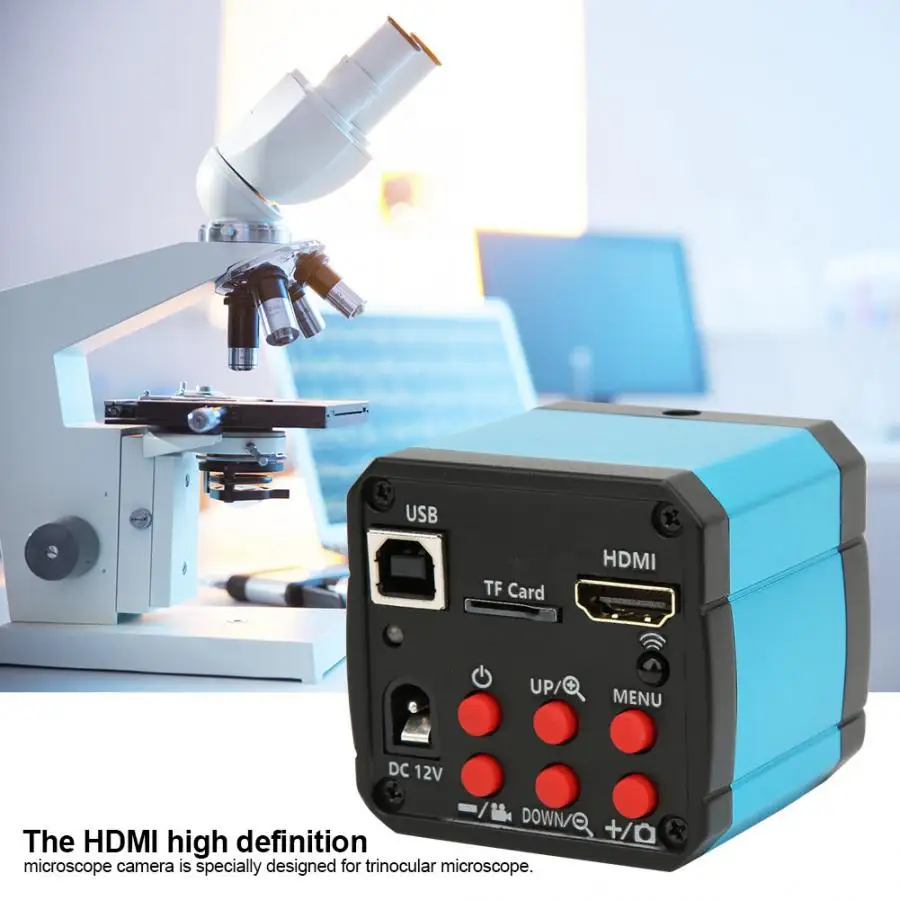 HDMI High Definition Microscope Camera for Trinocular Microscope 100-240V microscopio digital
HDMI High Definition Microscope Camera for Trinocular Microscope 100-240V microscopio digital