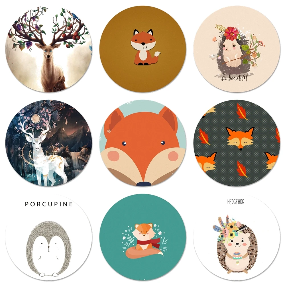 Lovely Deer Cartoon Animals Fox Deer Hedgehog Icons Pins Badge Decoration Brooches Metal Badges For Backpack Decoration 58mm
Lovely Deer Cartoon Animals Fox Deer Hedgehog Icons Pins Badge Decoration Brooches Metal Badges For Backpack Decoration 58mm