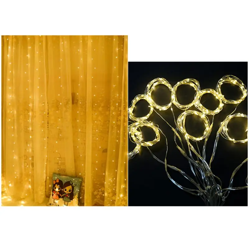 3Mx3M 300 LED USB Led Curtain Light Copper Wire LED String Curtain Light Wedding Xmas Decorative Light With Remote Control Light
3Mx3M 300 LED USB Led Curtain Light Copper Wire LED String Curtain Light Wedding Xmas Decorative Light With Remote Control Light