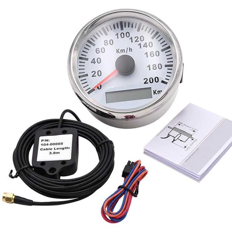 85mm Car Digital GPS Speedometer 200 km/h Red LED Speed Gauge for bmw e46 Honda Motorcycle Car Boat IP67 Waterproof tachometer
85mm Car Digital GPS Speedometer 200 km/h Red LED Speed Gauge for bmw e46 Honda Motorcycle Car Boat IP67 Waterproof tachometer