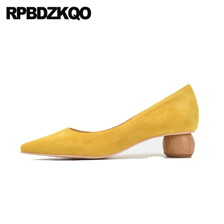 Thick Cheap Chunky Low Heels Summer Shoes Pumps Casual 2021 Pointed Toe Block Suede Designer Yellow Ladies Slip On Size 4 34 New
Thick Cheap Chunky Low Heels Summer Shoes Pumps Casual 2021 Pointed Toe Block Suede Designer Yellow Ladies Slip On Size 4 34 New