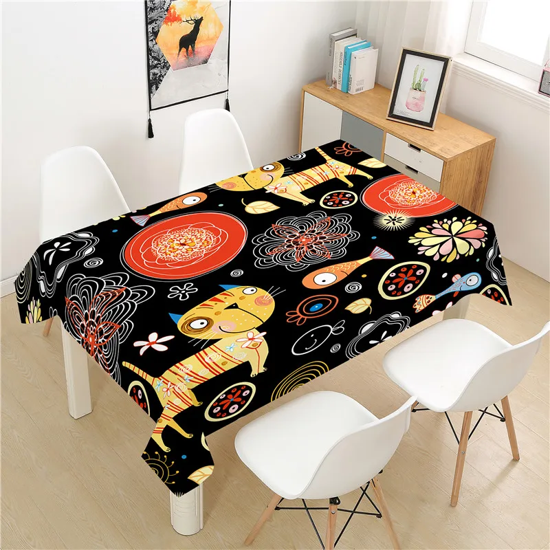 Cartoon Cat Tablecloth polyester Hotel Picnic Table Rectangular Table Covers Home Dining Tea Table Decoration
Cartoon Cat Tablecloth polyester Hotel Picnic Table Rectangular Table Covers Home Dining Tea Table Decoration