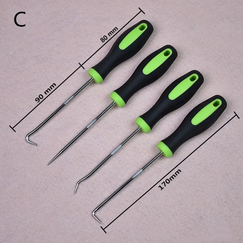 4Pcs Car Auto Vehicle Pick Hooks Oil Seal Screwdrivers Set O Ring Oil Seal Gasket Puller Remover Craft Hand Tool
4Pcs Car Auto Vehicle Pick Hooks Oil Seal Screwdrivers Set O Ring Oil Seal Gasket Puller Remover Craft Hand Tool