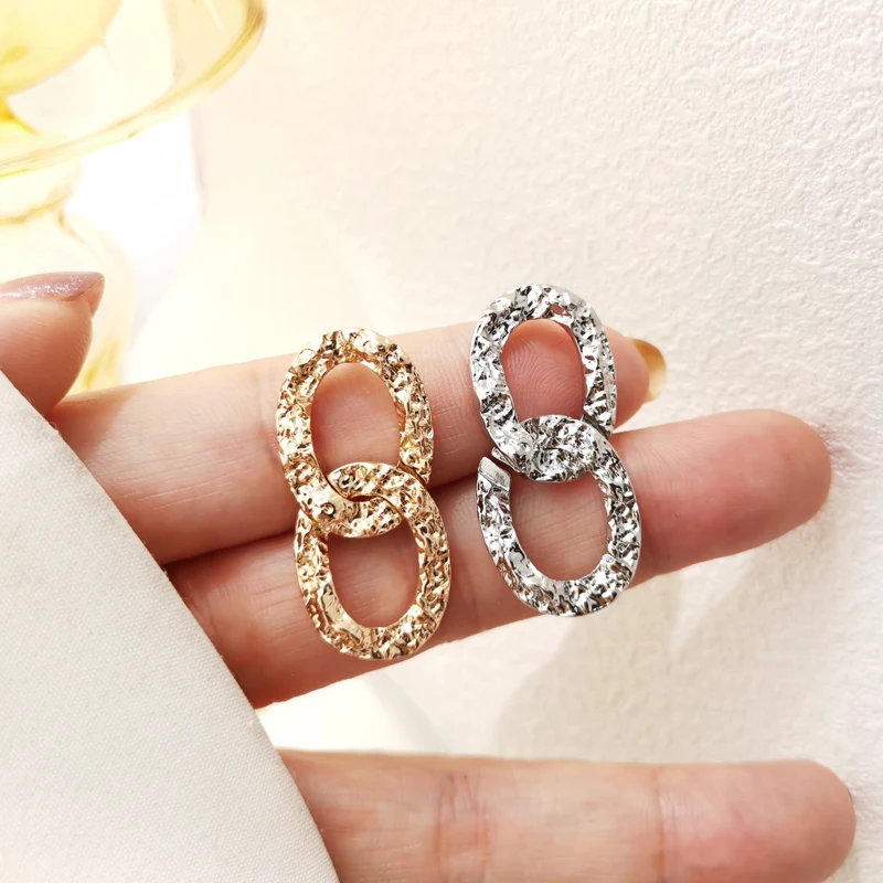 Mihan 925 Silver Needle Fashion Jewelry Geometric Earrings Gold Color Simply Design Texture Metal Earrings for Girls
Mihan 925 Silver Needle Fashion Jewelry Geometric Earrings Gold Color Simply Design Texture Metal Earrings for Girls