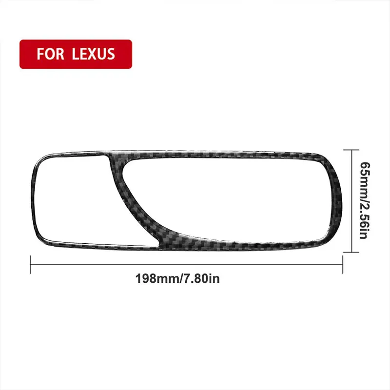 For LEXUS IS250 300 350 2006-2012 Rear Door Handle Frame Panel Trim Carbon Fiber Stickers Interior Car Accessories
For LEXUS IS250 300 350 2006-2012 Rear Door Handle Frame Panel Trim Carbon Fiber Stickers Interior Car Accessories