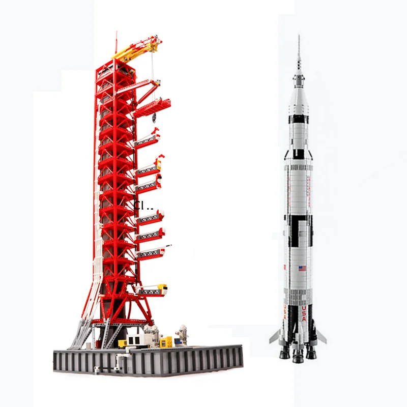 DHL 37003 16014 J79002 Apollo saturn V Launch Umbilical Tower Space Shuttle Expedition Toys Model Building Blocks
DHL 37003 16014 J79002 Apollo saturn V Launch Umbilical Tower Space Shuttle Expedition Toys Model Building Blocks