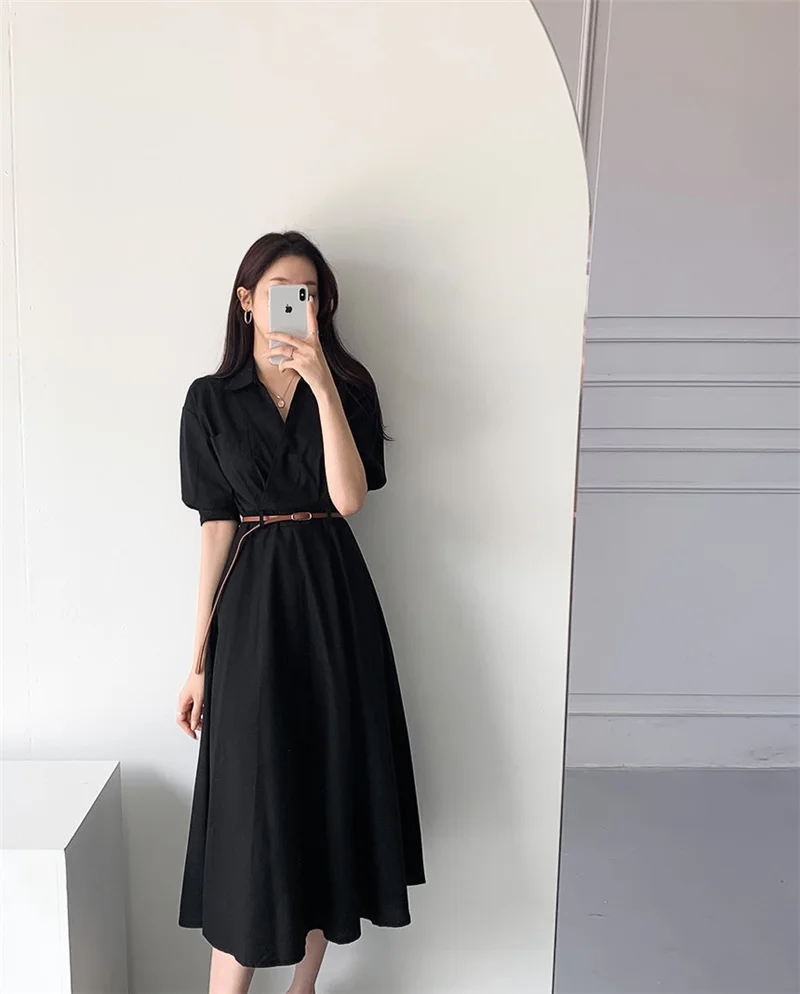 High Waist Chic Slim Long Dress Women Simple 2021 Summer New Short Sleeve Office Lady Dress One Piece Elegant Kawaii Midi Dress
High Waist Chic Slim Long Dress Women Simple 2021 Summer New Short Sleeve Office Lady Dress One Piece Elegant Kawaii Midi Dress