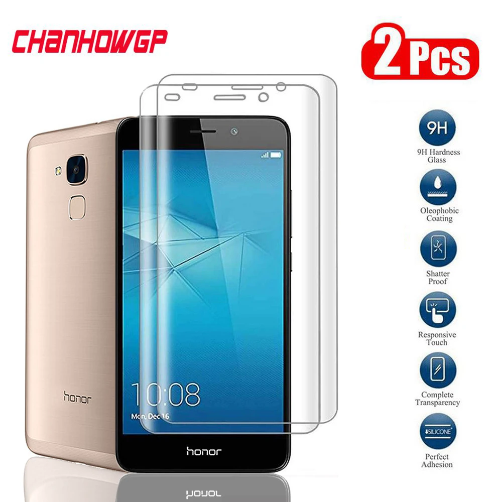 Закаленное стекло 9H для Huawei Honor 7 Lite 5C GT3 GR5 Mini NEM L21/L22/L31/L51/AL10/TL00 5 2 шт. защитная