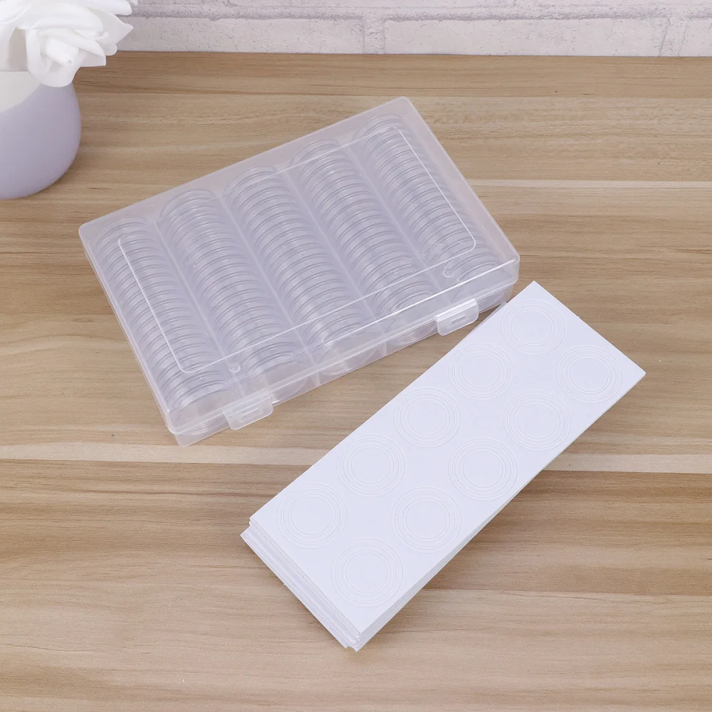 2 Sets Coin Cases Capsules Holder Clear Portable Storage Box Storage Organizer Lining Tray for Coin Collection Supplies
2 Sets Coin Cases Capsules Holder Clear Portable Storage Box Storage Organizer Lining Tray for Coin Collection Supplies