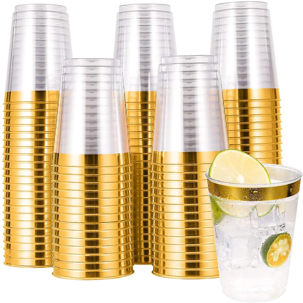 25 people party golden plastic party Disposable cup for birthday party decorations or Christmas party plastic cup tableware deco
25 people party golden plastic party Disposable cup for birthday party decorations or Christmas party plastic cup tableware deco