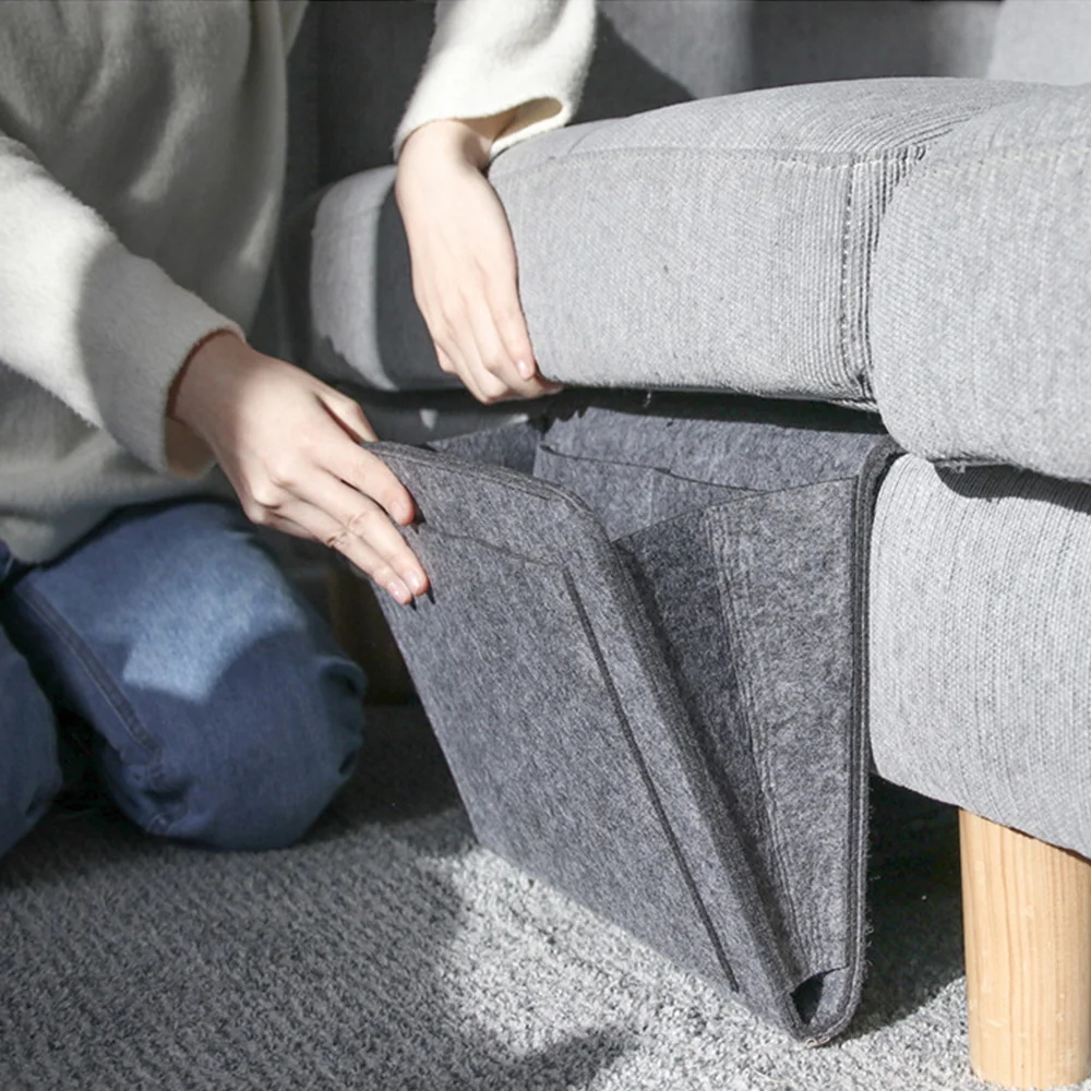 Felt Bedside Storage Bag Sofa Hanging Storage Couch Desk Hanging Bag Bed Pockets Holder Remote Control Laptop Headset Charger
Felt Bedside Storage Bag Sofa Hanging Storage Couch Desk Hanging Bag Bed Pockets Holder Remote Control Laptop Headset Charger