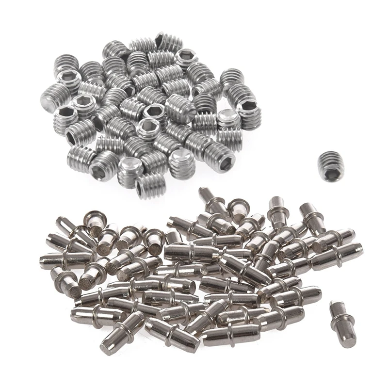 50Pcs M3Xm Stainless Steel Hex Socket Set Cap Point Grub Screws Silver & 50Pc Cabinet Cupboard Wooden Chopping Shelf
50Pcs M3Xm Stainless Steel Hex Socket Set Cap Point Grub Screws Silver & 50Pc Cabinet Cupboard Wooden Chopping Shelf