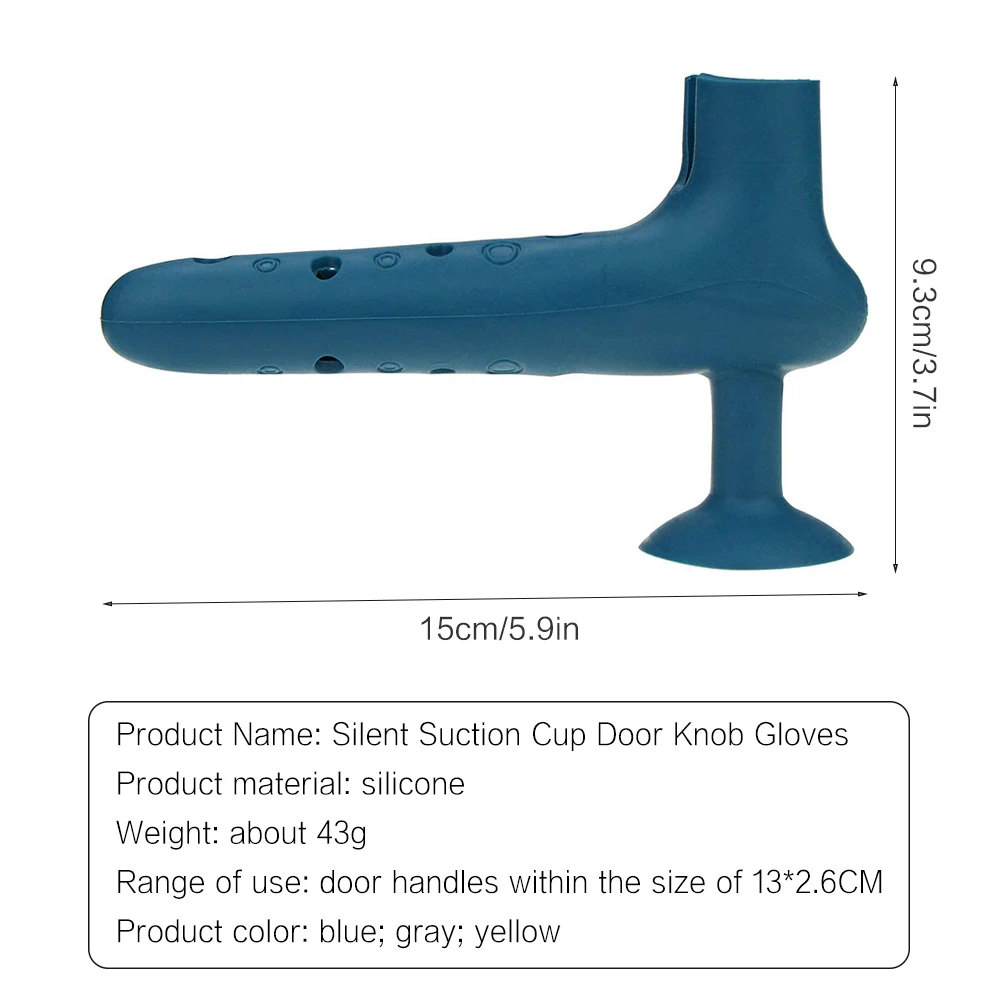 1Pcs Silicone Doorknob Gloves Suction-Cup Mute Doorknob Protective Cover Anti-Collision Protection Bedroom Household Tools 
1Pcs Silicone Doorknob Gloves Suction-Cup Mute Doorknob Protective Cover Anti-Collision Protection Bedroom Household Tools