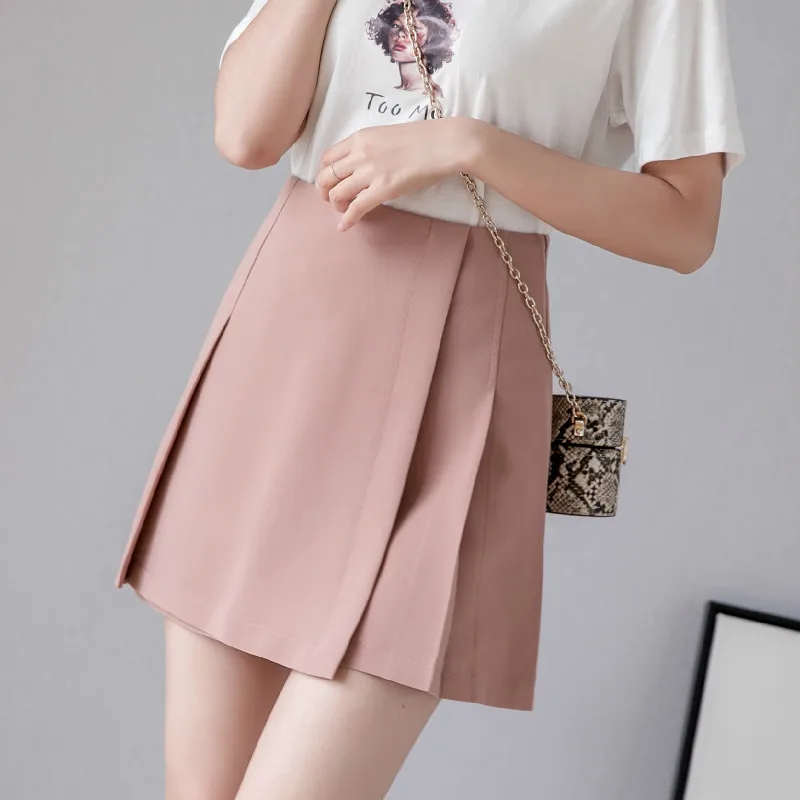 New Pleated Women Mini Skirt Casual High Waist A-line Female Short Skirt Korean Preppy Style Cute Pink Skirts
New Pleated Women Mini Skirt Casual High Waist A-line Female Short Skirt Korean Preppy Style Cute Pink Skirts