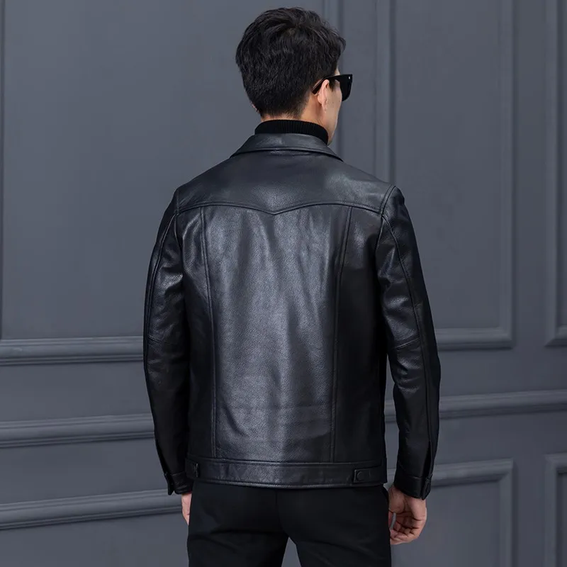 Genuine Leather New Business Casual Mens Jacket Fashion Classic Slim Fit Real Sheepskin Coat Street Biker Jackets Male Outerwear
Genuine Leather New Business Casual Mens Jacket Fashion Classic Slim Fit Real Sheepskin Coat Street Biker Jackets Male Outerwear