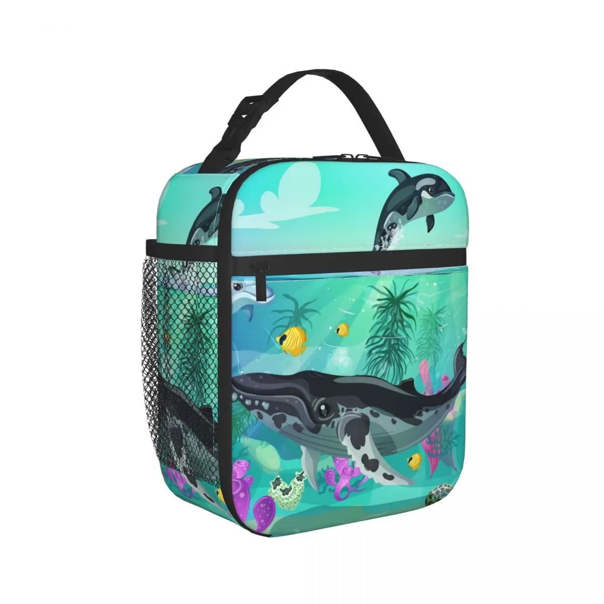 Lunch Bag Insulated Bag Cartoon Sea Life Portable Shoulder Picnic Thermal Fruit Bag For Work
Lunch Bag Insulated Bag Cartoon Sea Life Portable Shoulder Picnic Thermal Fruit Bag For Work