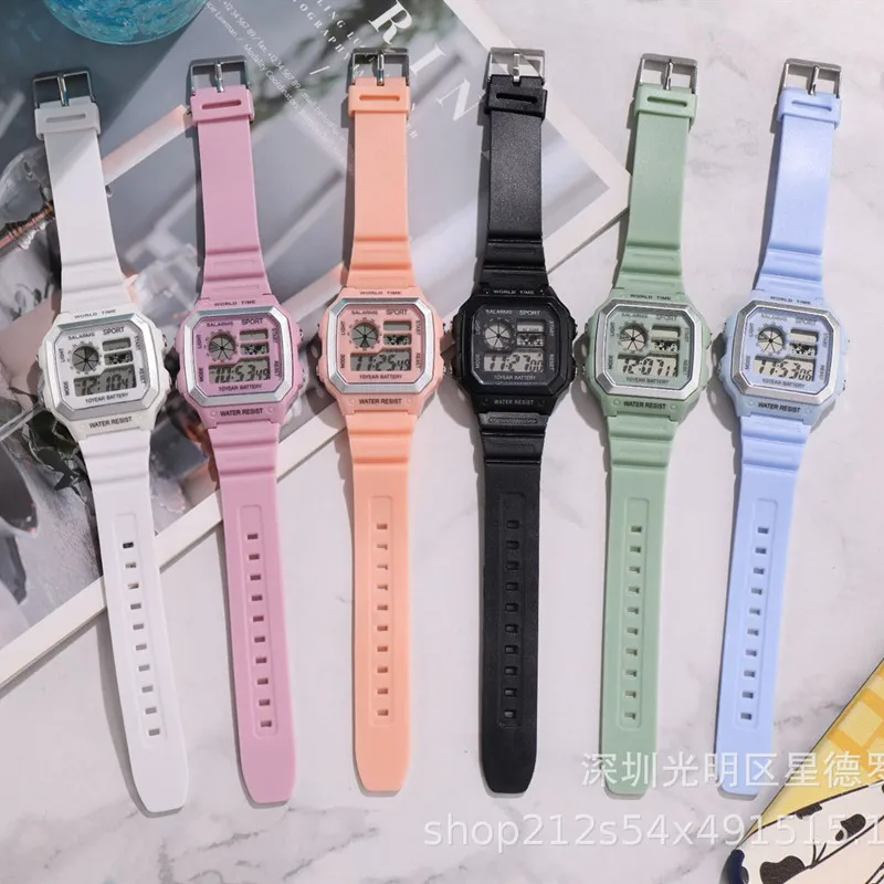 Explosive LED Electronic Watch WR F91 Silicone A159 Harajuku Style Multifunction Kajia Western European Electronic Watch
Explosive LED Electronic Watch WR F91 Silicone A159 Harajuku Style Multifunction Kajia Western European Electronic Watch