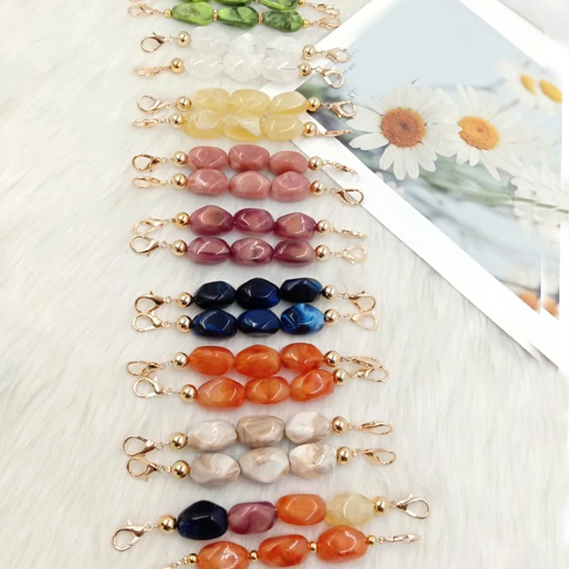 Resin Rainbow Stone Bag Extension Chain Short Chain Buckles Replaceable Shoulder Strap Extension Extend for Bag DIY Accessories
Resin Rainbow Stone Bag Extension Chain Short Chain Buckles Replaceable Shoulder Strap Extension Extend for Bag DIY Accessories