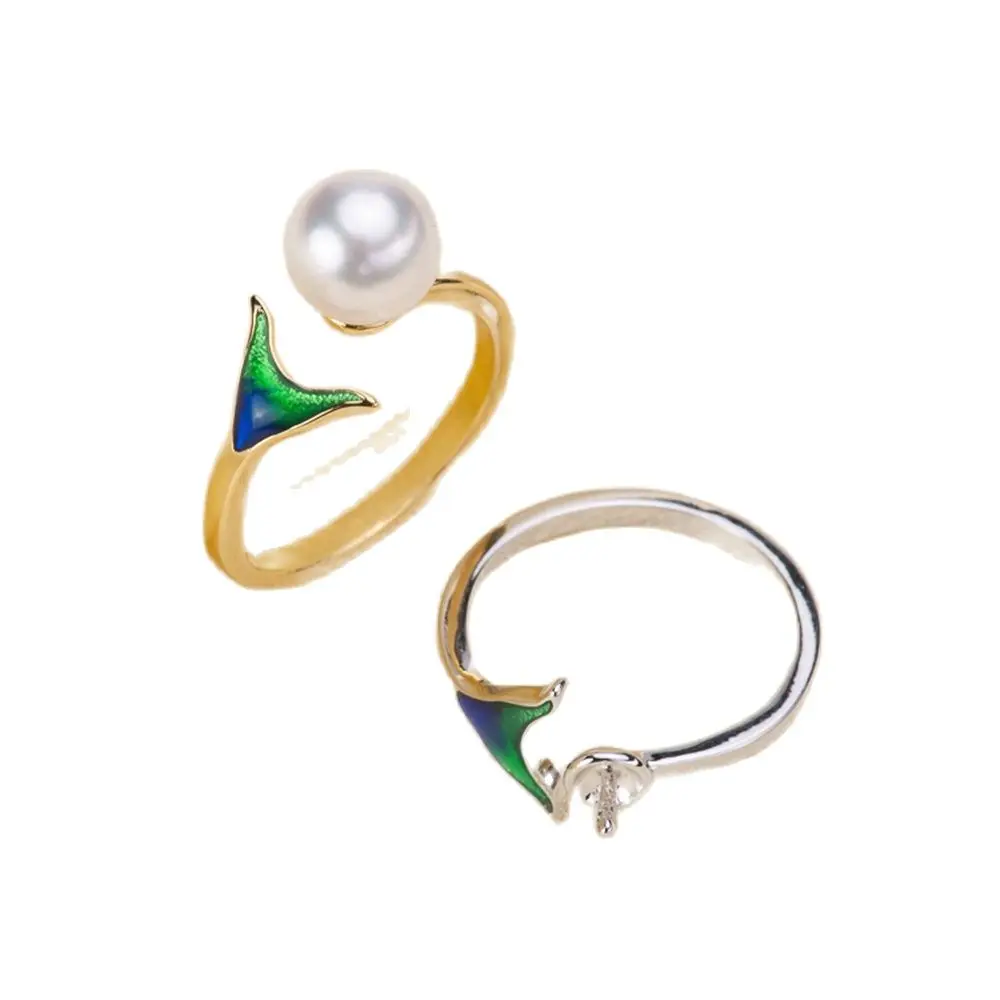 Classic Rings Resizable Design Rings Base 925 Silver Pearl Rings Settings Women DIY Pearl Rings Accessory No Pearl
Classic Rings Resizable Design Rings Base 925 Silver Pearl Rings Settings Women DIY Pearl Rings Accessory No Pearl