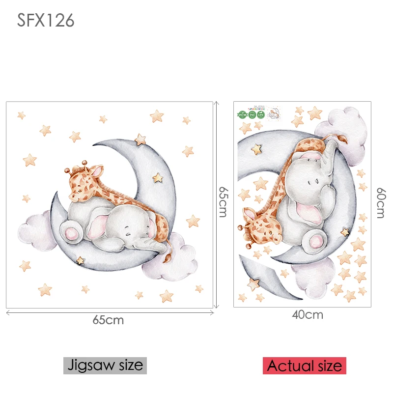 Настенные наклейки Sproutfox с животными
Настенные наклейки Sproutfox с животными