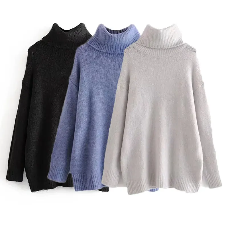 Nlzgmsj Za Women Turtleneck Sweater Female Solid Loose Pullovers Soft Warm Jumper Oversized Tops Autumn Winter 202110
Nlzgmsj Za Women Turtleneck Sweater Female Solid Loose Pullovers Soft Warm Jumper Oversized Tops Autumn Winter 202110