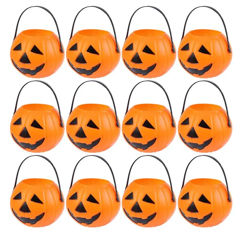 25pcs Portable Pumpkin Buckets Halloween Decorations Pumpkin Shape Containers 
25pcs Portable Pumpkin Buckets Halloween Decorations Pumpkin Shape Containers