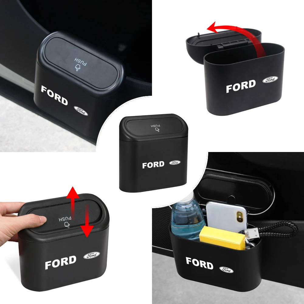 Clamshell Car Trash Can Garbage Organizer Storage Box Portable Rubbish Bin For Ford Focus 2 3 1 Fiesta MK1 MK2 MK3 MK7 Fusion 
Clamshell Car Trash Can Garbage Organizer Storage Box Portable Rubbish Bin For Ford Focus 2 3 1 Fiesta MK1 MK2 MK3 MK7 Fusion