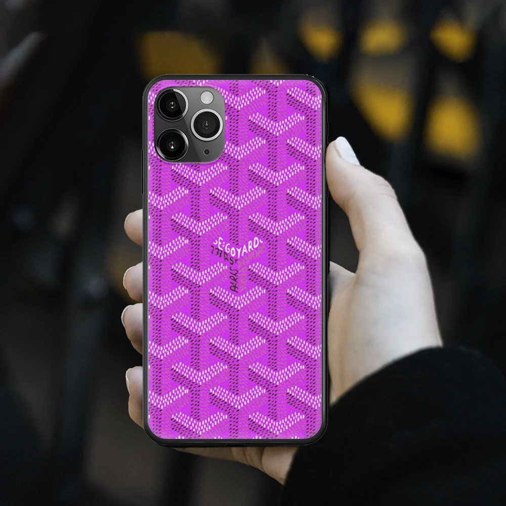 Funda Popular Goyard Design Phone Case cover For iphone 6 6S 7 8 PLUS 12 mini X XR XS 11 PRO SE 2020 MAX black Etui Fashion 
Funda Popular Goyard Design Phone Case cover For iphone 6 6S 7 8 PLUS 12 mini X XR XS 11 PRO SE 2020 MAX black Etui Fashion