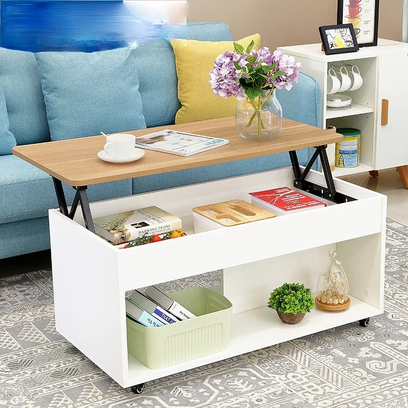 Multifunctional table board lifting folding coffee table storage sofa table tea table end table in living room furniture
Multifunctional table board lifting folding coffee table storage sofa table tea table end table in living room furniture