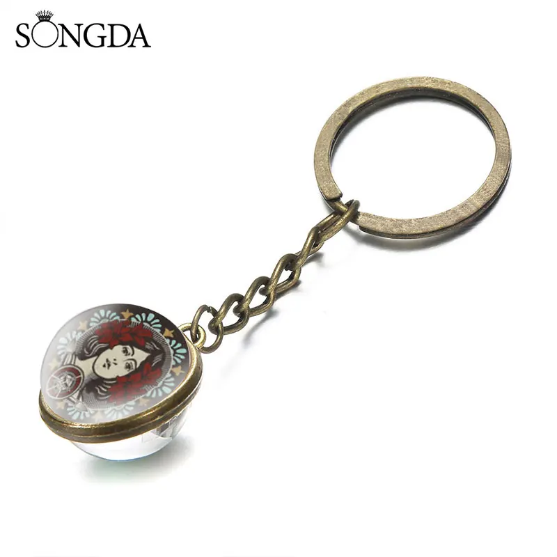Marianne Pattern Pendant Keychain Crystal Double Side Cabochon Glass Ball Statue of Liberty Car Key Ring Jewelery Women Men Gift
Marianne Pattern Pendant Keychain Crystal Double Side Cabochon Glass Ball Statue of Liberty Car Key Ring Jewelery Women Men Gift