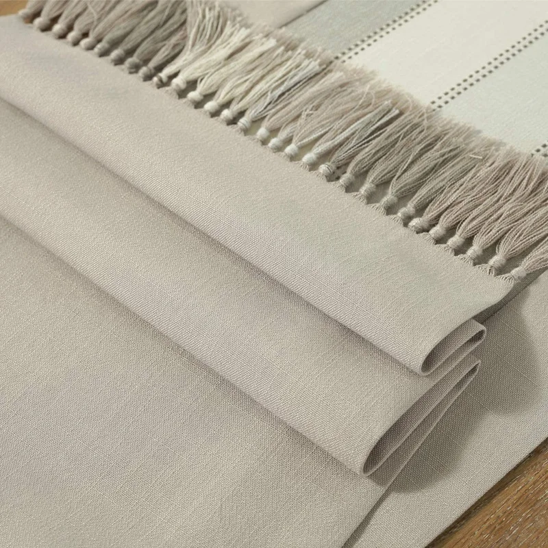 Stripe Rustic Table Runner with Tassels,Linen Cotton Table Cloth,for Coffee Dining Table,Kitchen&Wedding Decorations
Stripe Rustic Table Runner with Tassels,Linen Cotton Table Cloth,for Coffee Dining Table,Kitchen&Wedding Decorations