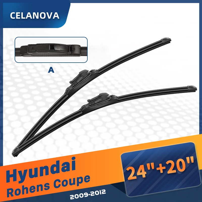 Щетка стеклоочистителя CELANOVA для Hyundai Rohens Coupe 2009-2012 24 + 20 дюймов, резиновые стеклоочистители без рамки
Щетка стеклоочистителя CELANOVA для Hyundai Rohens Coupe 2009-2012 24 + 20 дюймов, резиновые стеклоочистители без рамки