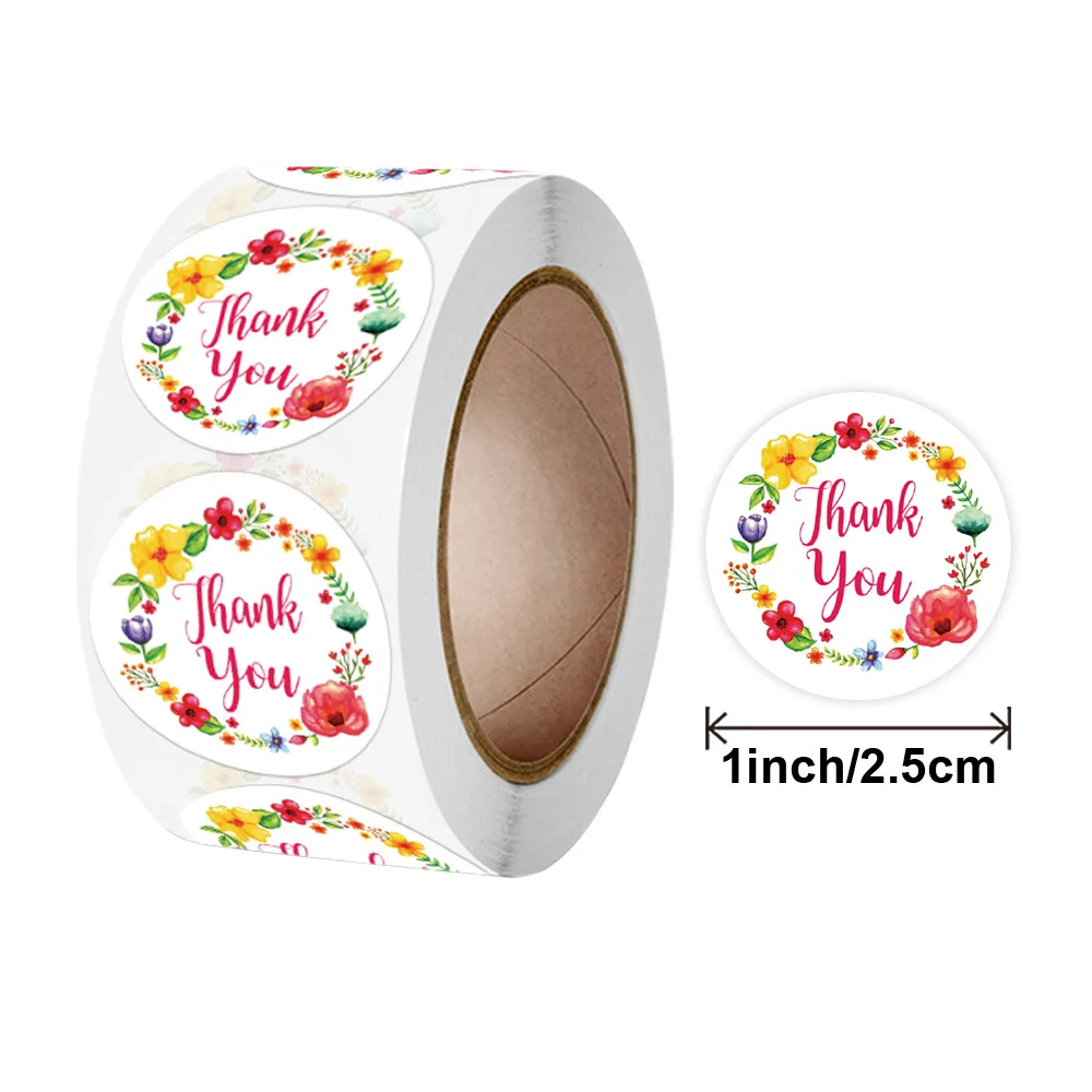 500pcs Thank You Stickers Pretty Round Floral New Styles Seal Label for Wedding Favor Party Handmade Envelope Stationery Sticker
500pcs Thank You Stickers Pretty Round Floral New Styles Seal Label for Wedding Favor Party Handmade Envelope Stationery Sticker