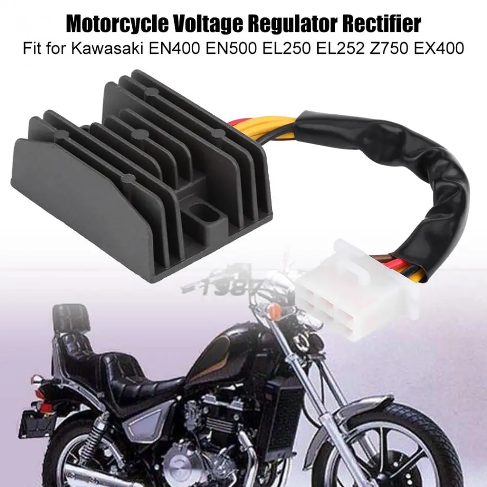 Motorcycle Voltage Regulator Rectifier for Kawasaki EN400 EN500 EL250 EL252 Z750 EX400
Motorcycle Voltage Regulator Rectifier for Kawasaki EN400 EN500 EL250 EL252 Z750 EX400