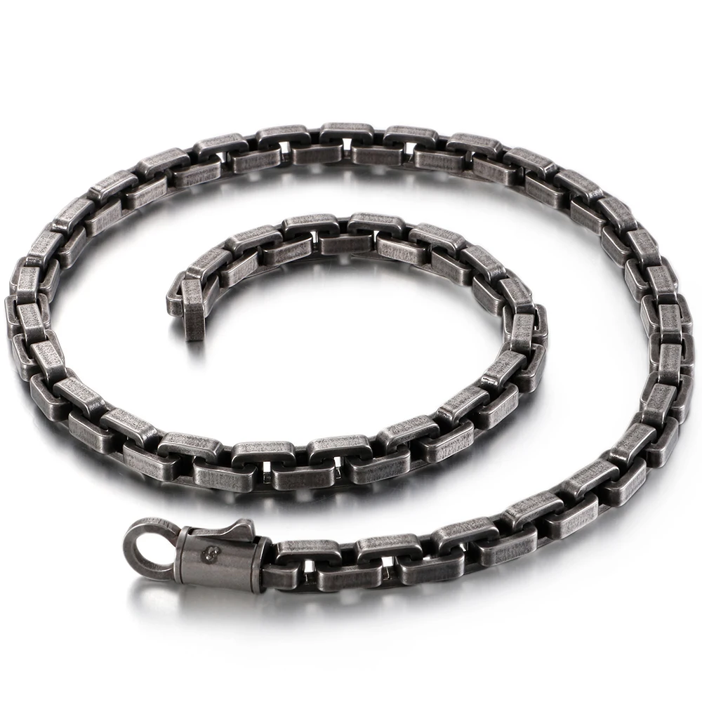 Hiphop Retro Men's Stainless Steel Necklace Chain Never Fade Black Golden Necklaces Friendship Jewelry Birthday Gifts For Him
Hiphop Retro Men's Stainless Steel Necklace Chain Never Fade Black Golden Necklaces Friendship Jewelry Birthday Gifts For Him