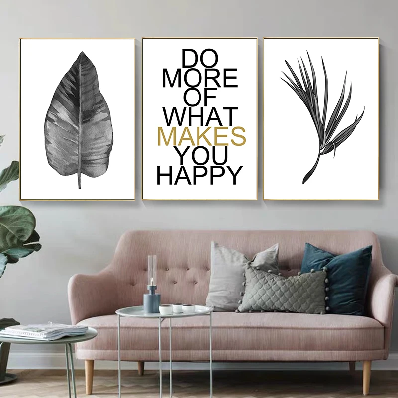 Nordic Letter Quotes Plant Leaves Wall Art Canvas Painting Black and White Poster Simple Decor Pictures for Living Room Bedroom
Nordic Letter Quotes Plant Leaves Wall Art Canvas Painting Black and White Poster Simple Decor Pictures for Living Room Bedroom