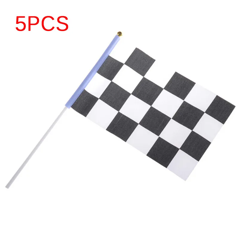 5Pcs Black And White Flag Checkered Racing Banner Polyester Flags Hand Signal Flags
5Pcs Black And White Flag Checkered Racing Banner Polyester Flags Hand Signal Flags