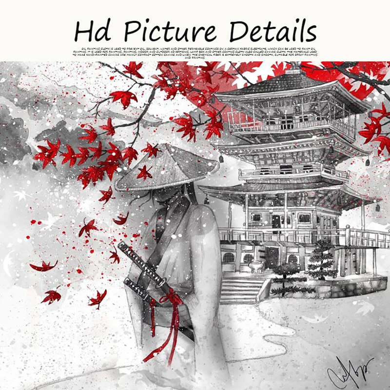 Wall Arts Painting Abstract Japanese Kimono Girl Ninja Red Sun Crane Art Posters Canvas Picture for Living Room Home Decorations
Wall Arts Painting Abstract Japanese Kimono Girl Ninja Red Sun Crane Art Posters Canvas Picture for Living Room Home Decorations