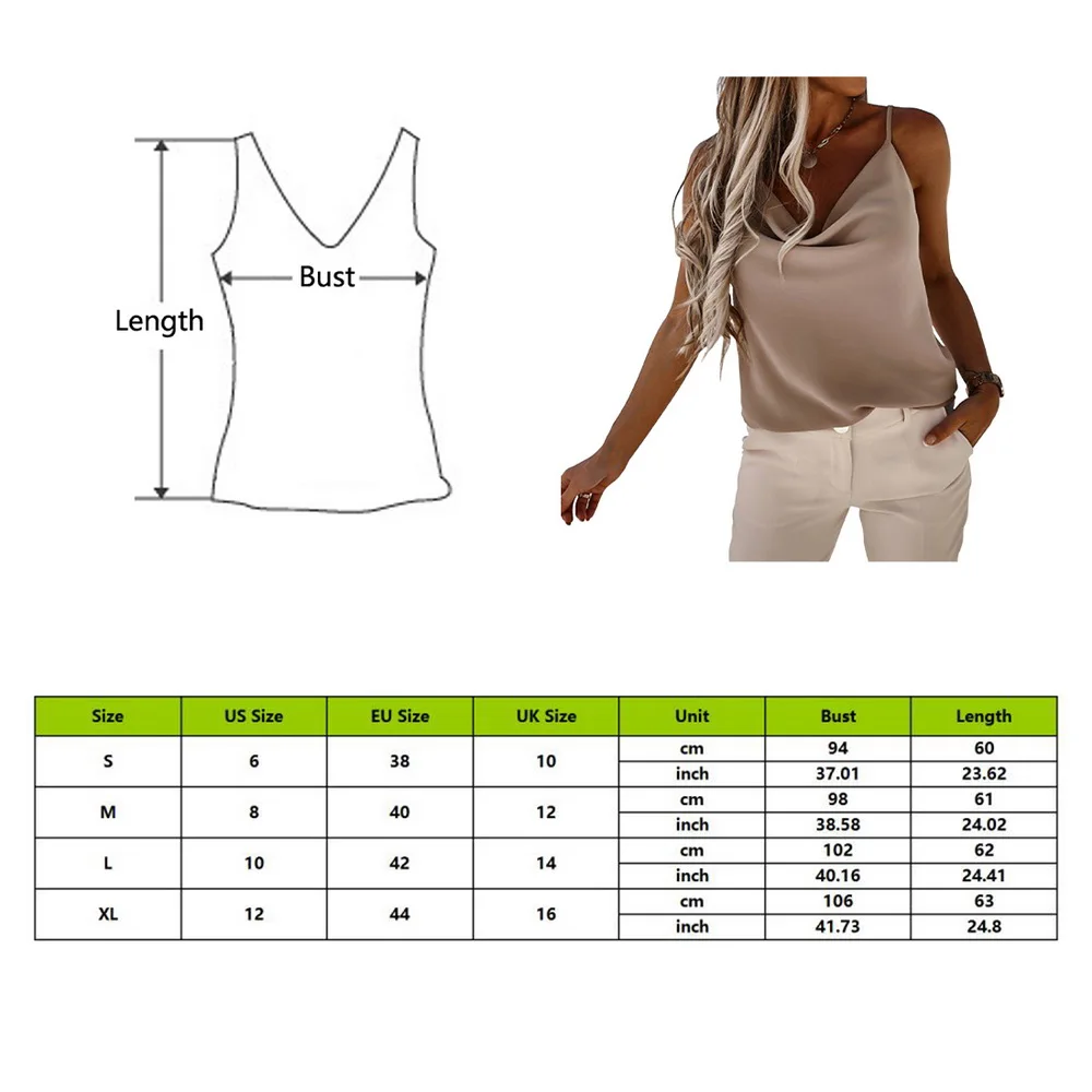 Casual V-Neck Sexy Solid Satin Woman Camis Tank Tops Render Chiffon Sleeveless Camisole Top Plus Size Halter Camis Tops
Casual V-Neck Sexy Solid Satin Woman Camis Tank Tops Render Chiffon Sleeveless Camisole Top Plus Size Halter Camis Tops