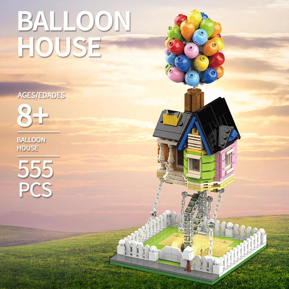 Chirldren Flying Balloon House Building Blocks Set Kit Anti Gravity Balance Educational Toy 6+ Years
Chirldren Flying Balloon House Building Blocks Set Kit Anti Gravity Balance Educational Toy 6+ Years
